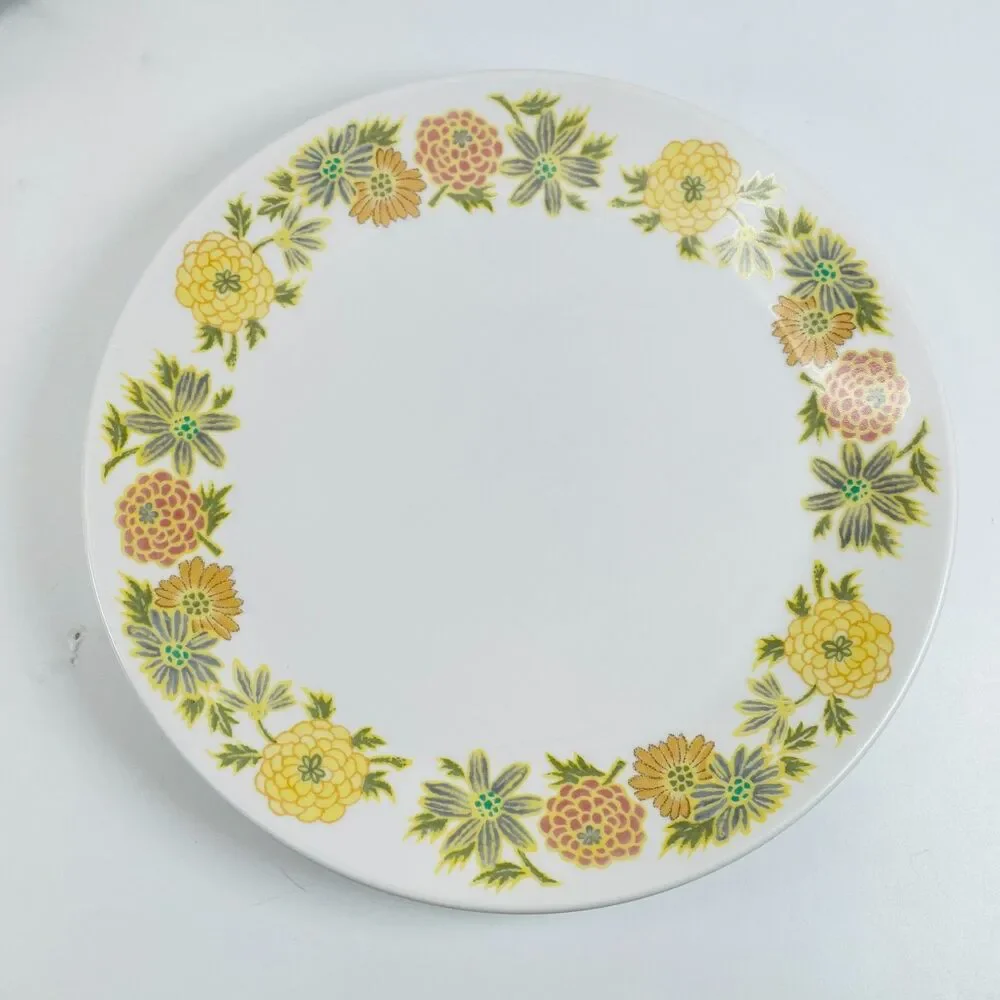 Noritake Sunny Side Progression Salad Plates Lot 2 Japan 9003 Vintage MCM 8.25